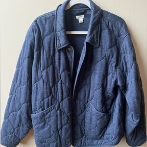L.L. Bean Quilted Knit Jacket